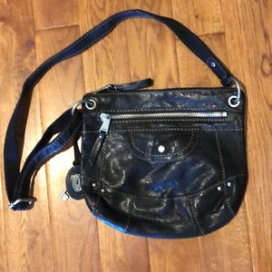 Black fossil purse